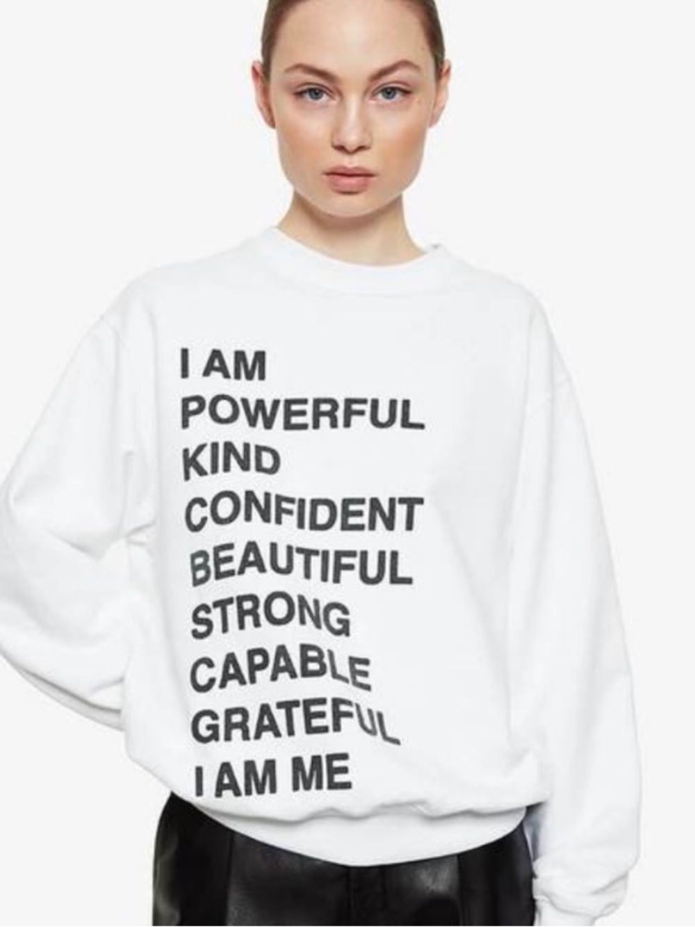 Anine Bing Ramona Empowerment Sweatshirt M